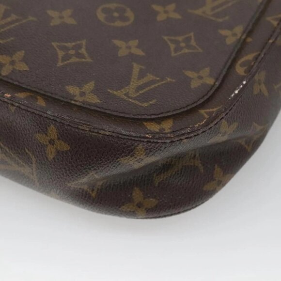 LOUIS VUITTON Monogram Saint Cloud GM Shoulder Bag M51242 LV Auth 142236 - Picture 5 of 16